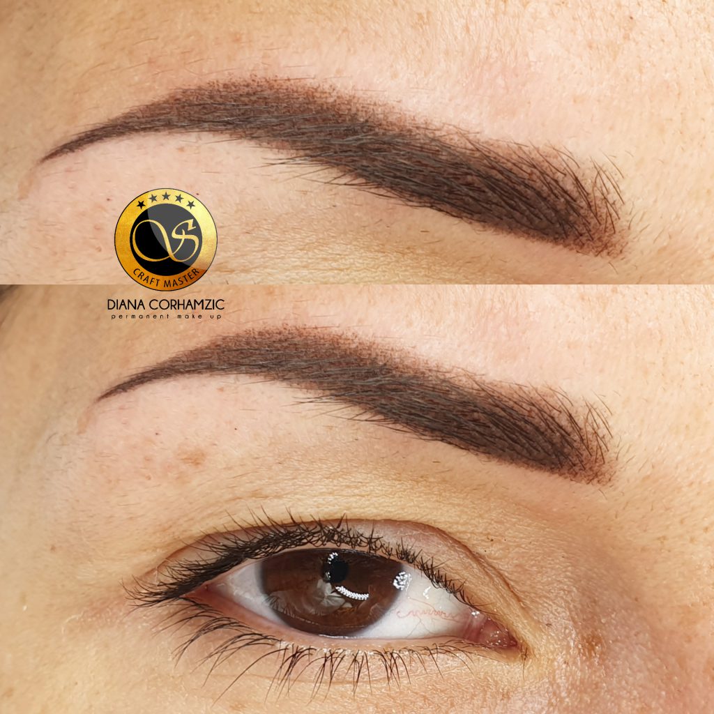 Augenbrauen Permanent-Make-up Ergebnis